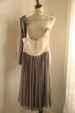 Retro A line Spaghetti Straps Gray Chiffon Mini Short Formal 8th Grade Homecoming Dresses Summer Middle School Short Prom Dress 16th Birthday Outfits HZ1214