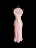 Unique Sheath High Neck Tea Length Formal 7th Grade Pink Homecoming Dresses Middle School Mid Length Prom Dress Hoco Outfits HZ1214