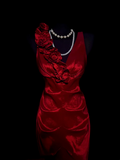 Unique Sheath V Neck Sleeveless Red Knee Length Formal 7th Grade Homecoming Dresses Middle School Prom Dress Hoco Outfits HZ1214