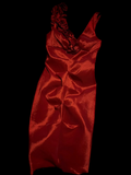Unique Sheath V Neck Sleeveless Red Knee Length Formal 7th Grade Homecoming Dresses Middle School Prom Dress Hoco Outfits HZ1214