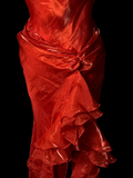 Elegant Sheath Halter Red Satin Long Prom Dresses Party Dress Summer 20th Birthday Outfits 18th Birthday Dresses HZ1214
