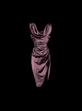 Vintage Sheath Satin Grape Formal 7th Grade Homecoming Dresses Middle School Short Prom Dress Hoco Outfits HZ1214