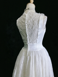 Princess Bridal Dress A line V Neck Lace Short Wedding Dress Summer Beach Wedding Dresses Modest Wedding Gowns HZ1214