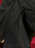 Unique A Line Spaghetti Straps Black Chiffon Short Mini Formal 7th Grade Homecoming Dresses Middle School Short Cocktail Night Dress Hoco Outfits HZ1214
