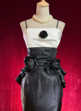 Unique Sheath Spaghetti Straps Black Short Mini Formal 7th Grade Homecoming Dresses Middle School Short Cocktail Night Dress Hoco Outfits HZ1214