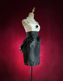 Unique Sheath Spaghetti Straps Black Short Mini Formal 7th Grade Homecoming Dresses Middle School Short Cocktail Night Dress Hoco Outfits HZ1214