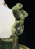 Cute Ball Gown One Shoulder Olive Green Organza Layers Formal 7th Grade Homecoming Dresses Middle School Short Prom Dress Cocktail Birthday Outfits HZ1214
