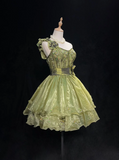 Cute Ball Gown One Shoulder Olive Green Organza Layers Formal 7th Grade Homecoming Dresses Middle School Short Prom Dress Cocktail Birthday Outfits HZ1214