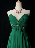 Vintage A line Sweetheart Green Chiffon Short Formal 8th Grade Homecoming Dresses Middle School Cocktail Dress Mini Hoco Outfits HZ1214