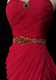 Vintage Sheath Sweetheart Red Chiffon Short Formal 8th Grade Homecoming Dresses Middle School Cocktail Dress Mini Hoco Outfits HZ1214