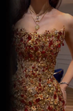 Trendy Sheath Strapless Beads Gold Mini Short Formal 8th Grade Homecoming Dresses Middle School Cocktail Dress Cocktail Outfits HZ1214