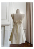 Niulatu A Line Spaghetti Straps Satin Formal 8th Grade Homecoming Dresses Middle School Short Cocktail Gowns Graduation Dress Hoco Outfits HZ1214