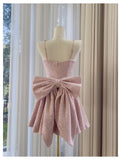 Niulatu A line Square Pink Short Mini Formal 8th Grade Homecoming Dresses Middle School Short Cocktail Dress Hoco Outfits HZ1214