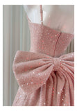 Niulatu A line Square Pink Short Mini Formal 8th Grade Homecoming Dresses Middle School Short Cocktail Dress Hoco Outfits HZ1214