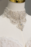 Niulatu Wedding Gown Bridal Dress Ball Gown Strapless Wedding Dress White Lace Appliques Wedding Dresses Modest Wedding Gowns HZ1214