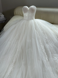 Niulatu Bridal Dress Ball Gown Sweetheart Tulle Lace Wedding Dress Boho Wedding Dresses Modest Wedding Gowns HZ1214