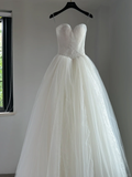 Niulatu Bridal Dress Ball Gown Sweetheart Tulle Lace Wedding Dress Boho Wedding Dresses Modest Wedding Gowns HZ1214