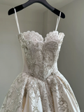 Niulatu Wedding Dress Ball Gown Sweetheart Satin White Sleeveless Long Wedding Dresses Bridal Gowns HZ1214
