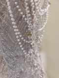Niulatu Mermaid Strapless Lilac Sequin Long Prom Dresses Party Dress 20th Birthday Outfits Graduation Dresses HZ1214