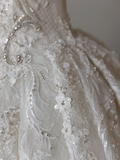 Niulatu Bridal Dress Ball Gown Sweetheart Lace White Long Wedding Dress Long Wedding Dresses Modest Wedding Gowns HZ1214