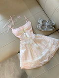 Niulatu A Line Spaghetti Straps Pink Tulle Formal 8th Grade Homecoming Dresses Middle School Short Cocktail Gown Graduation Dress Hoco Outfits HZ1214