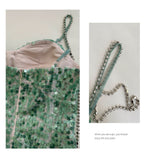 Niulatu Sheath Spaghetti Straps Sequin Green Formal 8th Grade Homecoming Dresses Middle School Short Birthday Gowns Graduation Dress Hoco Outfits HZ1214