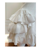 Niulatu A Line Spaghetti Straps White Satin Formal 8th Grade Homecoming Dresses Middle School Short Birthday Gowns Graduation Dress Hoco Outfits HZ1214