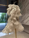 Niulatu Ball Gown Off The Shoulder White Lace Short Mini Formal 8th Grade Homecoming Dresses Middle School Short Cocktail Dress Hoco Outfits HZ1214