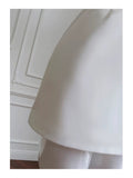Niulatu Sheath Spaghetti Straps White Formal 8th Grade Homecoming Dress Middle School Short 18th Birthday Outfits Graduation Dress Hoco Dresses HZ1214
