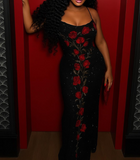 Niulatu Mermaid Halter Black Sequin Long Prom Dresses Party Dress 20th Birthday Outfits Graduation Dresses HZ1214