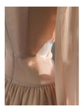 Niulatu A line V Neck Chiffon Mini Short Formal Cocktail Dress Homecoming Dresses Summer Middle School Hoco Dress Homecoming Outfits Birthday Outfit HZ1214