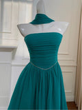 Niulatu A line Strapless Chiffon Formal Mini Homecoming Dress Middle School Short 19th Birthday Outfits Graduation Dress Hoco Dresses HZ1214
