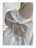 Niulatu A line Straps White Corset Back Mini Short Formal Cocktail Dress Homecoming Dresses Summer Middle School Hoco Dress Homecoming Outfits 19th Birthday Outfit HZ1214