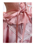 Niulatu Ball Gown Square Neck Pink Corset Back Mini Short Formal Cocktail Dress Homecoming Dresses Summer Middle School Hoco Dress Homecoming Outfits 19th Birthday Outfit HZ1214