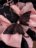 Niulatu Ball Gown High Neck Black Corset Back Mini Short Formal Cocktail Dress Homecoming Dresses Summer Middle School Hoco Dress Homecoming Outfits 16th Birthday Outfit HZ1214