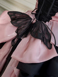 Niulatu Ball Gown High Neck Black Corset Back Mini Short Formal Cocktail Dress Homecoming Dresses Summer Middle School Hoco Dress Homecoming Outfits 16th Birthday Outfit HZ1214
