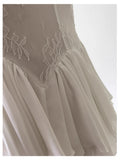 Niulatu A Line Spaghetti Straps White Chiffon Short Formal Homecoming Dress Middle School Short 20th Birthday Outfits Graduation Dress Cocktail Dresses HZ1214
