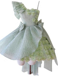 Niulatu Ball Gown Mint Green Satin Formal Short Mini Homecoming Dress Middle School 20th Birthday Outfits Graduation Dress Cocktail Dresses HZ1214