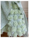 Niulatu Ball Gown Mint Green Satin Formal Short Mini Homecoming Dress Middle School 20th Birthday Outfits Graduation Dress Cocktail Dresses HZ1214