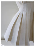 Niulatu A Line Spaghetti Straps Satin Mini Formal Homecoming Dress Short Cocktail Outfits Graduation Dress Hoco Dress HZ1214