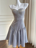 Niulatu A Line Spaghetti Straps Short Formal Homecoming Dress Middle School Short 20th Birthday Outfits Graduation Dress Cocktail Dresses HZ1214