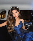 Niulatu Ball Gown Sweetheart Navy Blue Short Formal Homecoming Dress Middle School Short 18th Birthday Outfits Graduation Dress Cocktail Dresses HZ1214