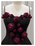 Niulatu Ball Gown Spaghetti Straps Little Black Dress Formal Homecoming Dresses Middle School Short 21st Birthday Outfits Graduation Dress Mini Cocktail Dresses HZ1214