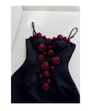 Niulatu Ball Gown Spaghetti Straps Little Black Dress Formal Homecoming Dresses Middle School Short 21st Birthday Outfits Graduation Dress Mini Cocktail Dresses HZ1214