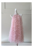 Niulatu A Line High Neck Pink Lace Formal Homecoming Dresses Middle School Short 21st Birthday Outfits Graduation Dress Mini Cocktail Dresses HZ1214