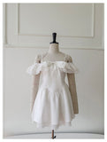 Niulatu A line Off The Shoulder White Short Formal Homecoming Dresses Middle School Short 21st Birthday Outfits Graduation Dress Mini Cocktail Dresses HZ1214
