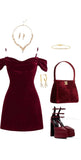 Cute A line Spaghetti Straps Burgundy Mini Short Formal 8th Grade Homecoming Dresses Summer Middle School Hoco Dress Homecoming Outfits HZ1214