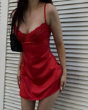 Cute A line Spaghetti Straps Red Mini Short Formal 8th Grade Homecoming Dresses Summer Middle School Hoco Dress Homecoming Outfits HZ1214