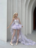 Niulatu Ball Gown Sweetheart Lilac Short Summer 18th Birthday Dress Lolita Dress Birthday Outfits Lolita Dresses HZ1214