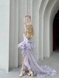 Niulatu Ball Gown Sweetheart Lilac Short Summer 18th Birthday Dress Lolita Dress Birthday Outfits Lolita Dresses HZ1214